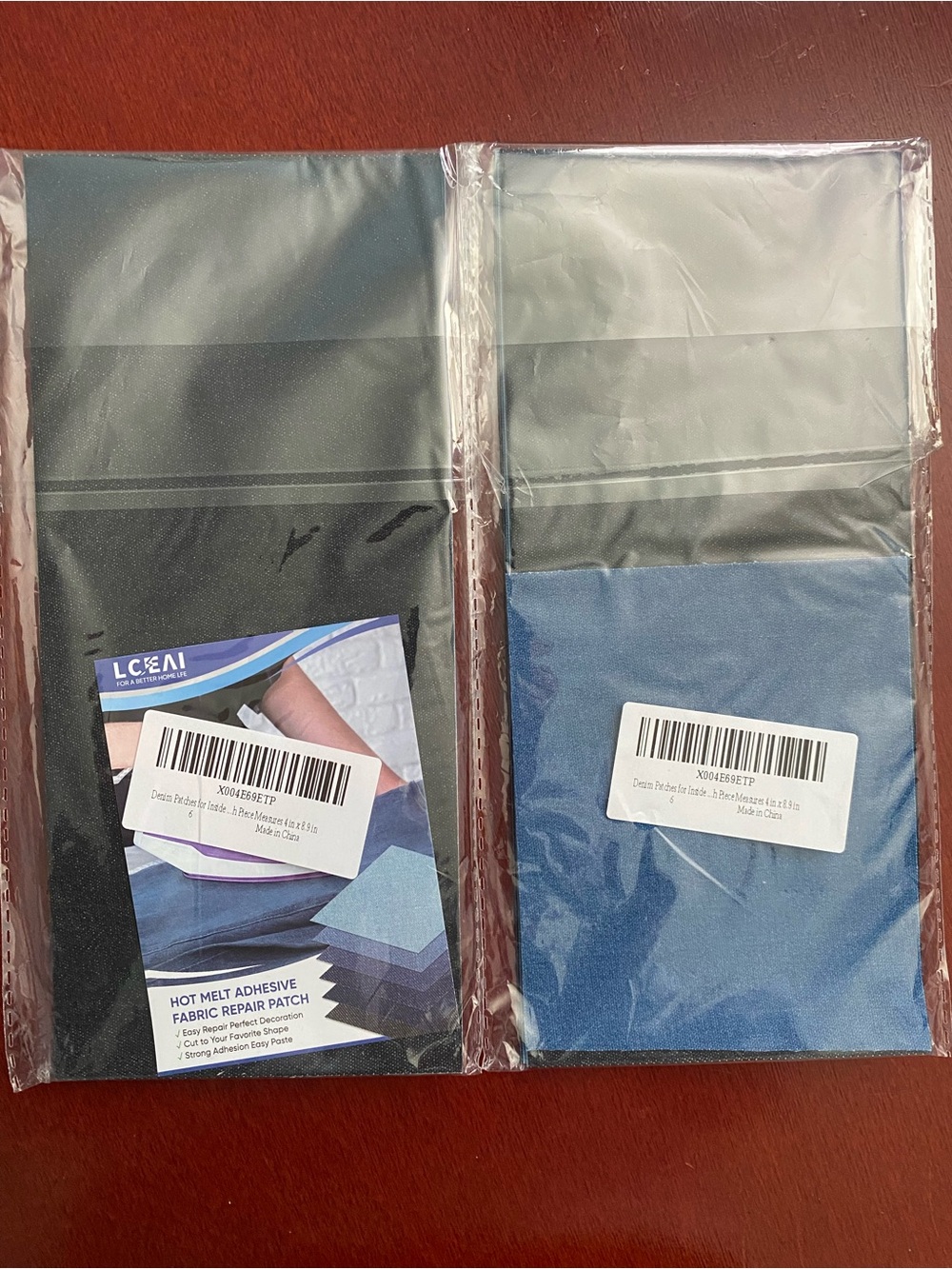 Fabric Repair Patch Kit - Black & Navy